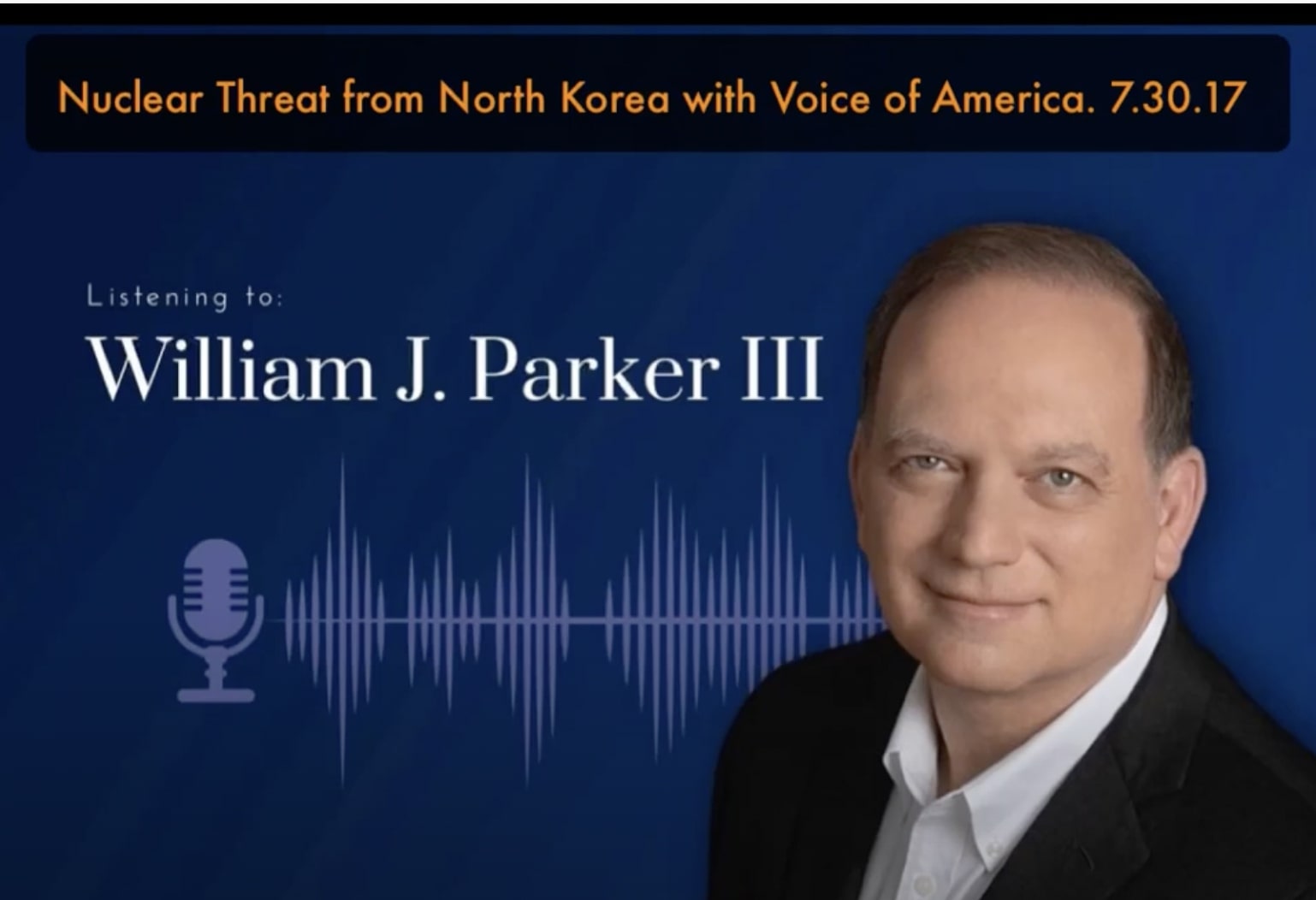 Nuclear Threat from North Korea with Voice of America. 7.30.17.