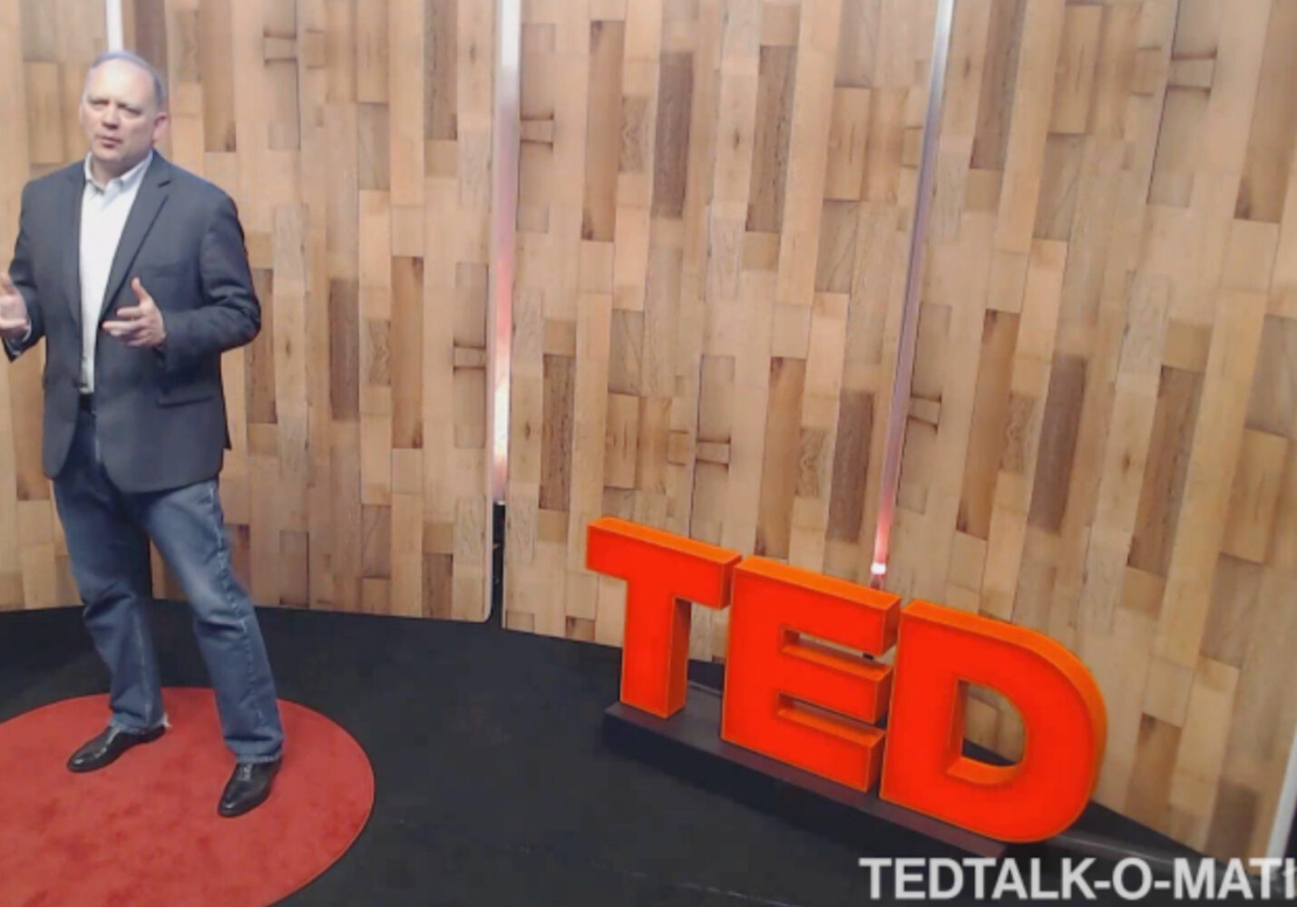 Image of A Person Talking On Ted Talk